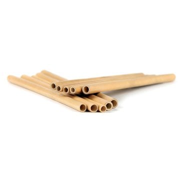 Bamboo Straws Set of 10