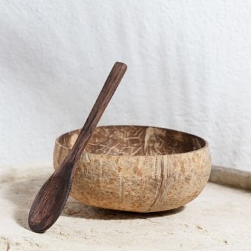 Natural Coconut Bowl & Spoon