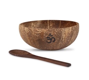 OM Coconut Bowl & Spoon Set -