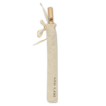 Snow Globe Bambu Pipet & Taşıma Kesesi