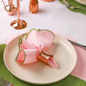 Hammered Copper Napkin Ring - Set of 4 - Napkin Ring