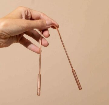 Ayurvedik Bakır Dil Sıyırıcı Temizleyici - Ayurvedic Tongue Copper Scrapper