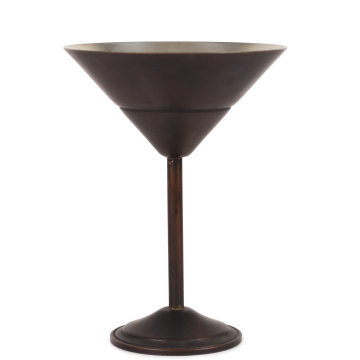 Oxide Copper Martini Cocktail Glass